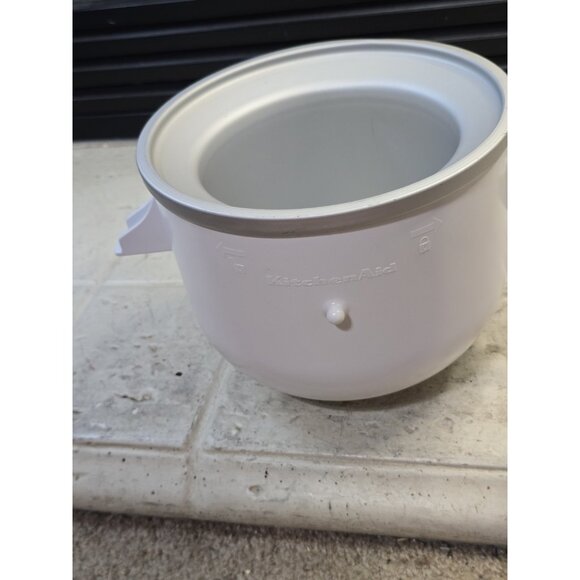 Kitchen Aid Stand Mixer Ice Cream Maker 2 QT Replacement Bowl Only - Picture 1 of 8